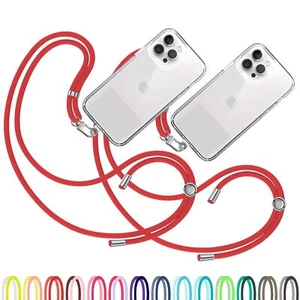 2X Cell Phone Lanyard Red - Comfortable Universal Smartphone Lanyard - Easy t... - Picture 1 of 7