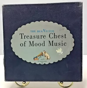 The RCA Victor Treasure Chest Of Mood Music Set Of 7 45 Records Rare 1950s - Picture 1 of 12