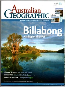 Australian Geographic Magazine #87 Jul-Sep 2007 Cover Billabong & GO Road Map - Picture 1 of 2