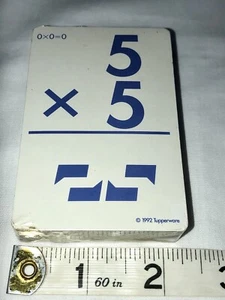 TUPPERWARE VINTAGE FUN IN A FLASH New Unopened Deck OF FLASH CARDS - Picture 1 of 2