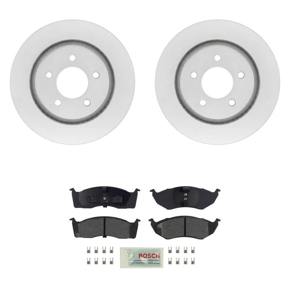 Kit de pastillas de freno de disco de cerámica Quietcast rotores delanteros Bosch para Chrysler 300M LXi Foto 1 de 1