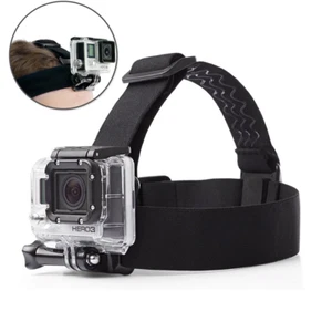 Kopfband für Actioncam schwarz Headstrap für GoPro Hero Kopfhalterung - Bild 1 von 11