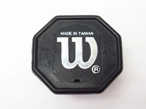 **NOS** WILSON 1980'S / 1990'S ERA TENNIS RACQUET BUTTCAP (#3: 4 3/8) + STAPLES - Picture 1 of 5