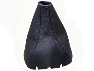 Seat Altea (2004-2015) Schalthebelmanschette 100% Echtleder - blaue Nähte - Bild 1 von 1