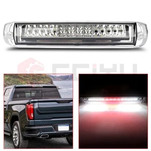 Chrome 3rd Tail Brake Light For 2007 Chevrolet Silverado GMC Sierra Clear Lens - Picture 1 of 12