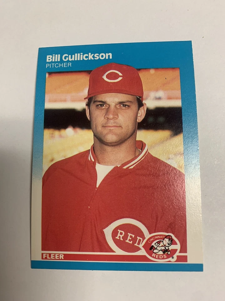 1987 Fleer Bill Gullickson Cincinnati Reds - Image 1 of 1
