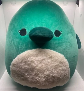 Squishmallows Selassi Green Platypus w/ Fuzzy Tummy 14" Plump Tail New NWT - Picture 1 of 1