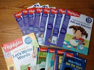Highlights 15 Minutes A Day Preschool SuccessL1 15 New Activity Books Homeschool - Foto 1 di 16