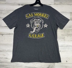 Gas Monkey Para Hombres Talla XL Gris Estampado Gráfico Camiseta Informal Todos los Días Camiseta Camisa - Imagen 1 de 4