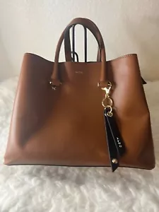 Aldo Legoirii Satchel Bag Saffiano Leather- Medium Size - Picture 1 of 12