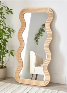 Espejo inclinado de madera Very Home Wiggle 120x60 cm - Nuevo - Imagen 1 de 1