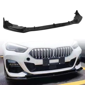 Labio de alerón de parachoques delantero negro 3 piezas para BMW Serie 2 F44 228i M235i 2020-22 ABS - Imagen 1 de 11