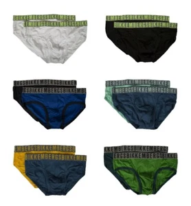 2 pack men's bipack briefs underwear BIKKEMBERGS item VBKT04773 BIPACK COLO - Picture 1 of 25