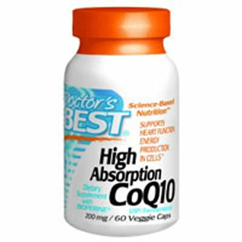 CoQ10 de alta absorción con BioPerine 200 mg 60 cápsulas vegetales de Doctors Best Foto 1 de 1