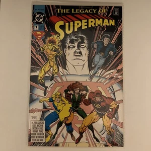 THE LEGACY OF SUPERMAN 1993 DC COMIC NEW/UNREAD BAG & BOARD! - Picture 1 of 5