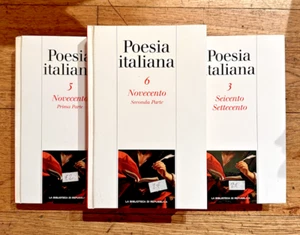 POESIA ITALIANA e LATINA VOLUMI 3-5-6 -8 AA.VV. BIBLIOTECA DI REPUBBLICA (M) - Imagen 1 de 2