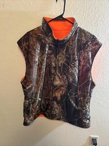 Redhead Mossy Oak - Camo - Reversable Fullzip Hunting Vest Mens 2XL(37) - Picture 1 of 15