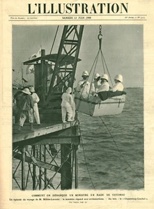 Alte Reklame Wie man Minister in Cotonou an Landt 1908 aus Zeitschrift - Bild 1 von 1