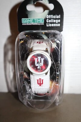 NUEVO- Reloj Unisex College Indiana Hoosiers Blanco Tiempo de Juego Correas Ajustables Foto 1 de 4