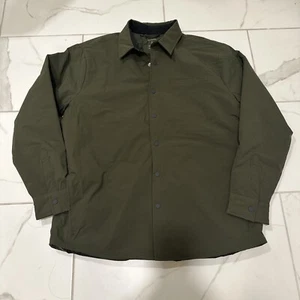 Chaqueta Abrigo Rompevientos Tahari Para Hombre Talla Grande Oliva Frontal a Presión Nueva con Etiquetas - Imagen 1 de 9