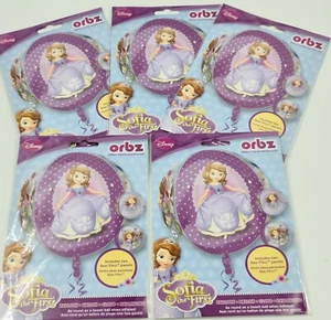 5 x 16" Sofia The First Happy Birthday Foil Helium Party Balloon job lot ORBZ - Picture 1 of 1