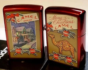 Zippo lighter Christmas Camel Candy Apple Red CZ 1020 LIMITED EDITION 50 MADE.. - Picture 1 of 6