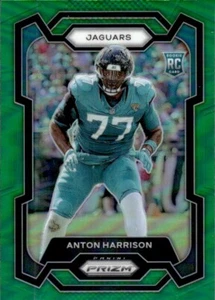 Anton Harrison 2023 Panini Prizm #347 Green Prizm Jacksonville Jaguars - Picture 1 of 2