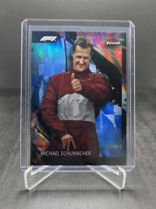2024 Topps Finest Formula 1 F1 Michael Schumacher Uncommon Blue 147/150 #173 - Picture 1 of 2