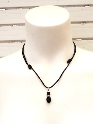 Necklace/Pendant Crossed Fingers/Cuff Black Amulet Wooden Energy, Only & Craft - Image 1 of 4