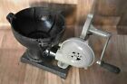 Blacksmith Antique Forge Furnace With Hand Blower Fan Pedal Type Handle Item