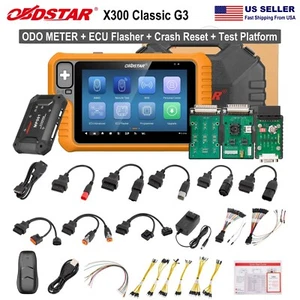 OBDSTAR X300 Classic G3 K.ey Prog.rammer With ODO METER/E.CU Flasher/Crash Reset - Picture 1 of 15