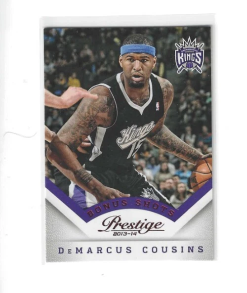 2013-14 Panini Prestige Basketball Bonus Shots Red Parallel #36 DeMarcus Cousins - Image 1 of 1