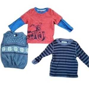 PAQUETE Prendas para el torso para niños Talla 24 meses Cálidas Escuela Vacaciones Otoño Invierno Capa - Imagen 1 de 6
