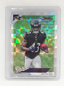 Justice Hill 2019 Donruss Football - The Rookies (Insert) - Baltimore Ravens - Picture 1 of 2