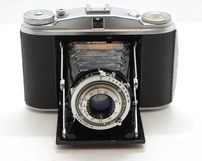 ¡EXCELENTE! Cámara Agfa Isolette II formato medio 6x6 Apotar 85 4.5 ¡Lente! Foto 1 de 4