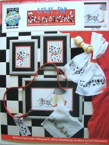 Crazy for Dalmations Dalmatians Cross Stitch Chart Booklet - Picture 1 of 1