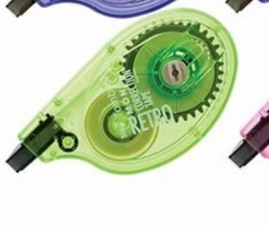 Tombow 1) Mono Correction Tape Film Retro Asstd Colors 1/6" X 394" School Office - Picture 1 of 2