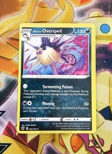 MISCUT ERROR SWSH10: Astral Radiance #090/189 Hisuian Overqwil (90) Pokemon Card - Picture 1 of 3