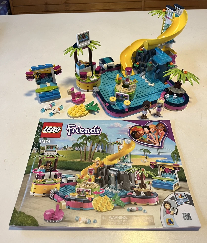 LEGO Friends 41374 Andrea's Pool Party con manual (sin caja) Foto 1 de 1