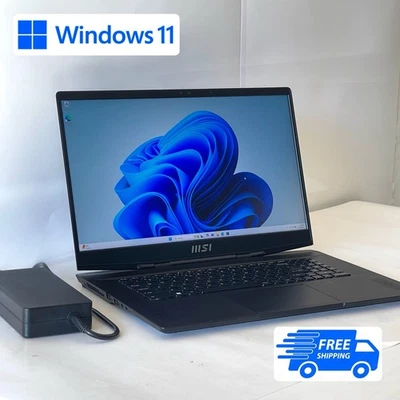 MSI GS77 Stealth 17.3" 4K 120Hz RTX 3080Ti Core i9 32GB RAM 1TB SSD *No Battery* - Image 1 of 4