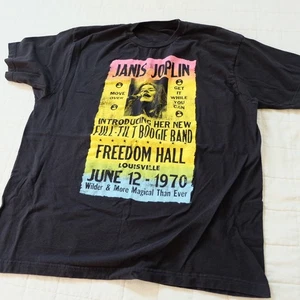 Janis Joplin – Freedom Hall Louisville Graphic T Shirt Black – Size Large - Picture 1 of 9