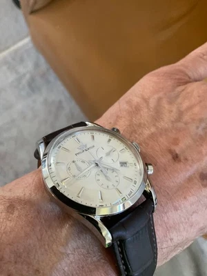 philip watch 41 mm chronograph Blaze racing Rare with ivory dial - Image 1 of 4