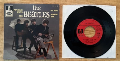 45 7" FRENCH EP THE BEATLES ODEON MEO 119 PAPERBACK WRITER - Image 1 of 2