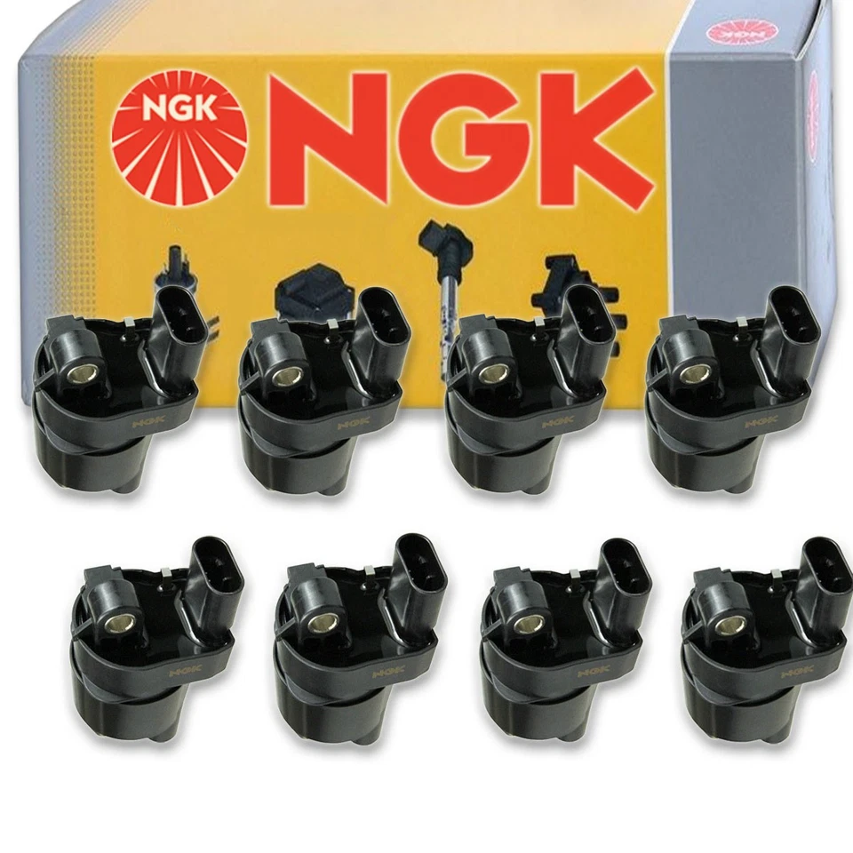 8 pcs NGK Ignition Coil for 2005-2006 GMC Envoy XL 5.3L V8 - Spark Plug Tune yl - Image 1 of 4