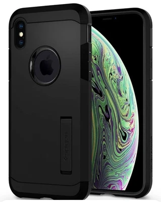 Funda Spigen Tough Armor para iPhone XS Max - Negra Foto 1 de 4