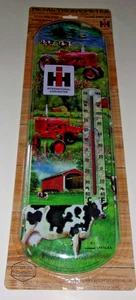IH International Harvester Metal Thermometer - Picture 1 of 2