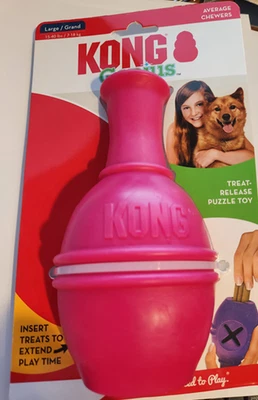 Juguete grande para perro KONG Genius Leo - frambuesa - rompecabezas juguete para perro Foto 1 de 4