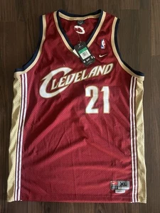 Nike NBA Cleveland Cavaliers Jersey #21 Darius Miles sz XL +2 swingman RARE NWT - Picture 1 of 5