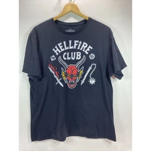 Netflix T-Shirt Stranger Things Hellfire Club Primark schwarz Gr. Herren XL 46-48 - Bild 1 von 7