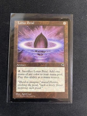 MtG X1 Lotus Petal Tempest Magic the Gathering  - Image 1 of 2